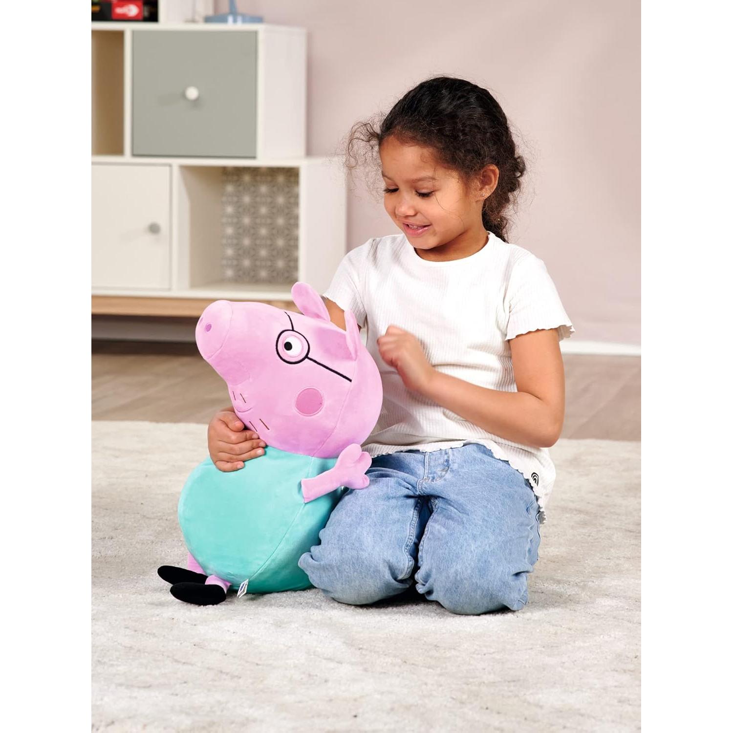 Peluche Peppa Pig Papa Pig Simba 37 cm para Bebés