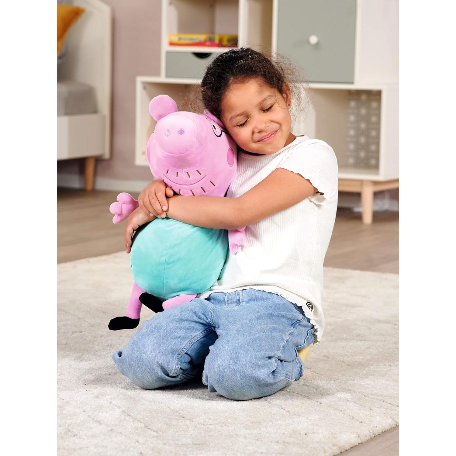 Peluche Peppa Pig Papa Pig Simba 37 cm para Bebés
