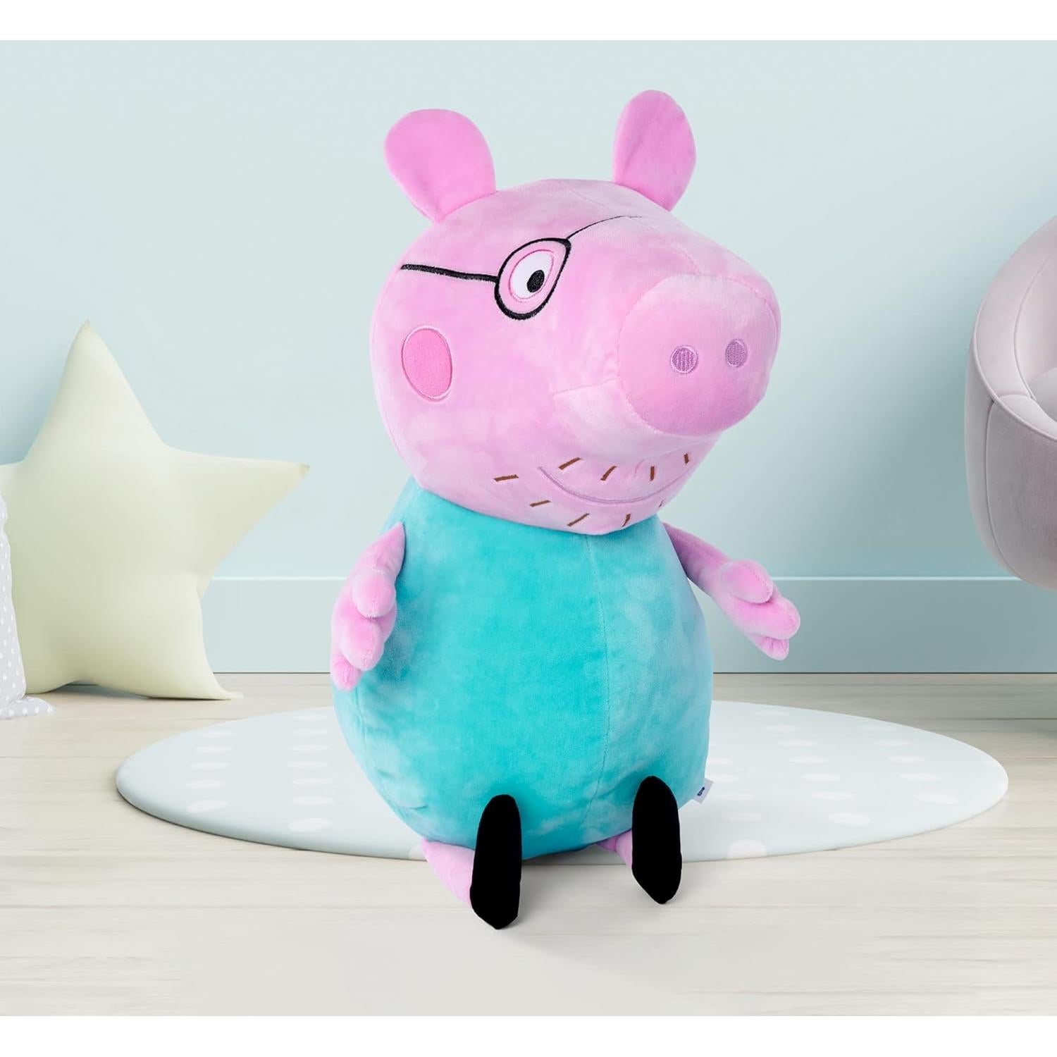 Peluche Peppa Pig Papa Pig Simba 37 cm para Bebés