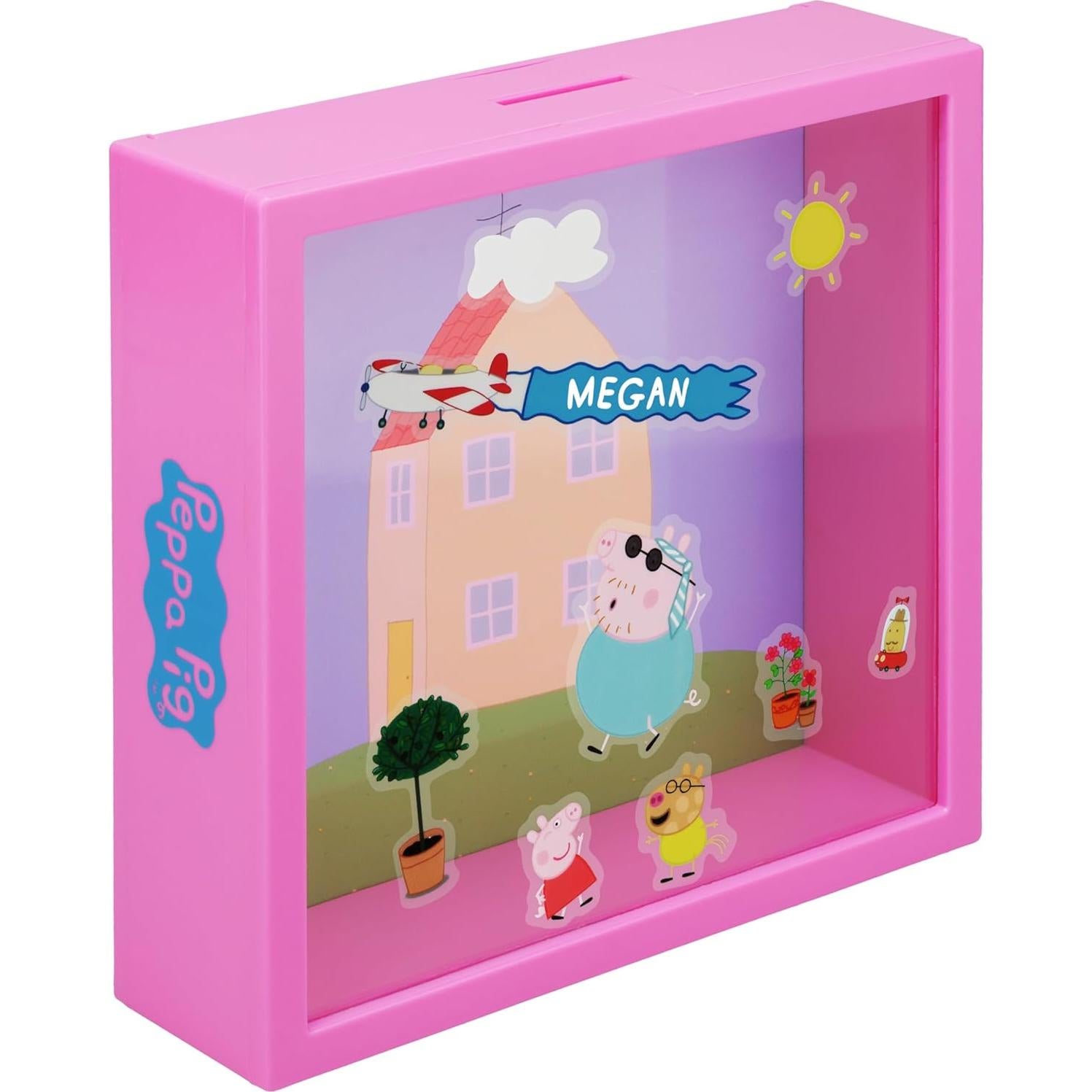 Caja de Ahorros Peppa Pig 18cm con Stickers - Paladone