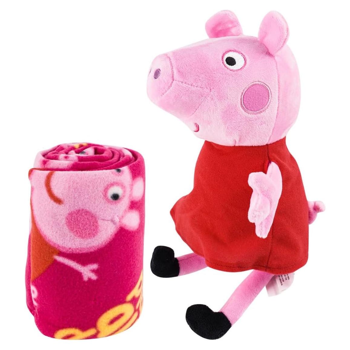 Conjunto de Viaje Peppa Pig Northwest - Manta 101.6x127 cm y Peluche 27.94 cm