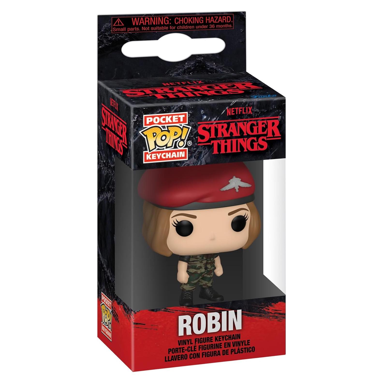 Llave Funko Pop Stranger Things Robin Cazador 11.76 cm