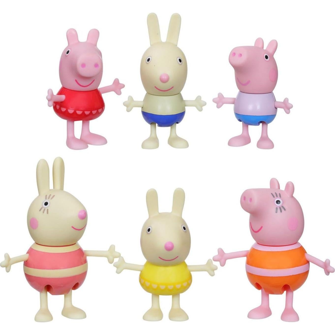 Set de Figuras Peppa Pig Tiempo de Nadar 6-Pack Hasbro