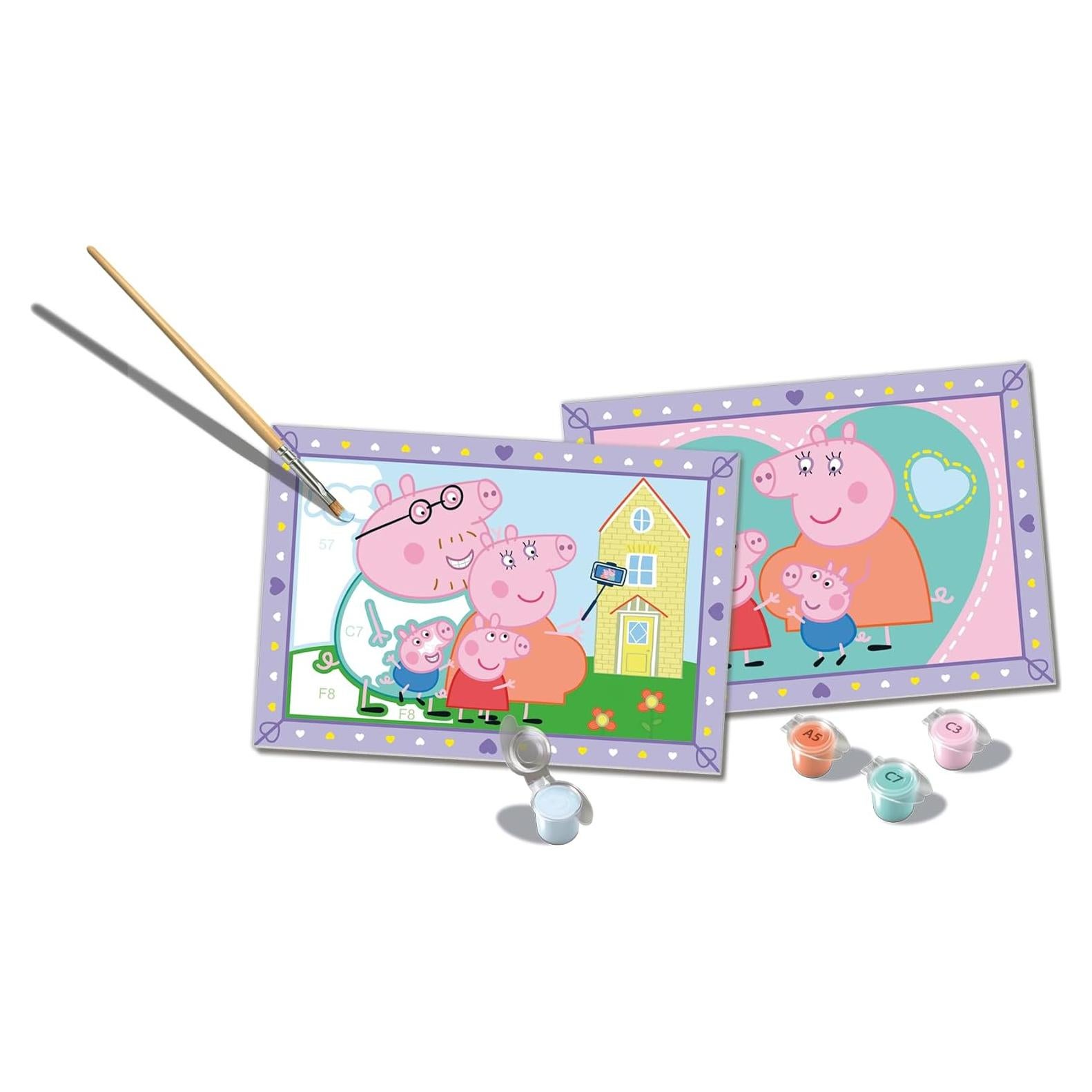 Kit de Pintura por Números Ravensburger Peppa Pig 33.5x23.1cm