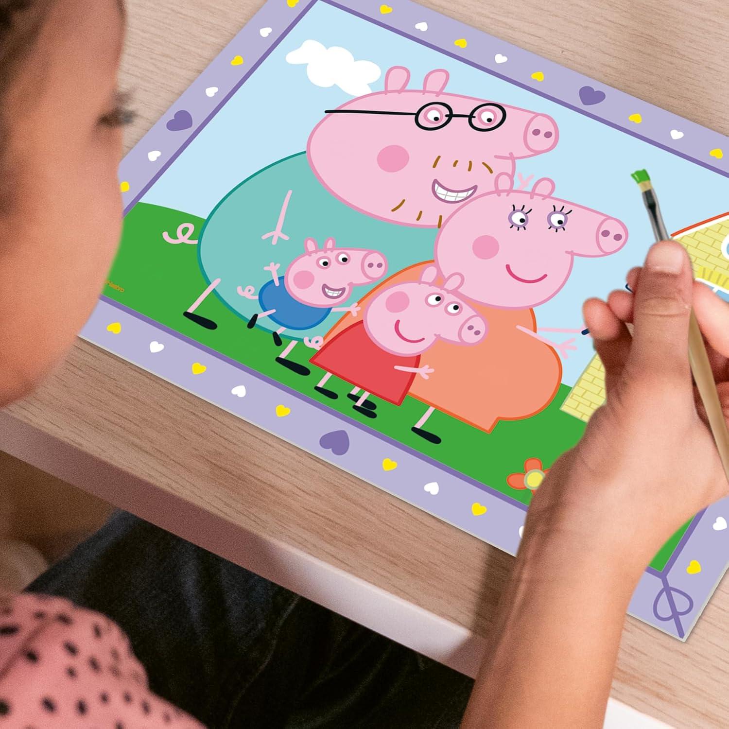 Kit de Pintura por Números Ravensburger Peppa Pig 33.5x23.1cm