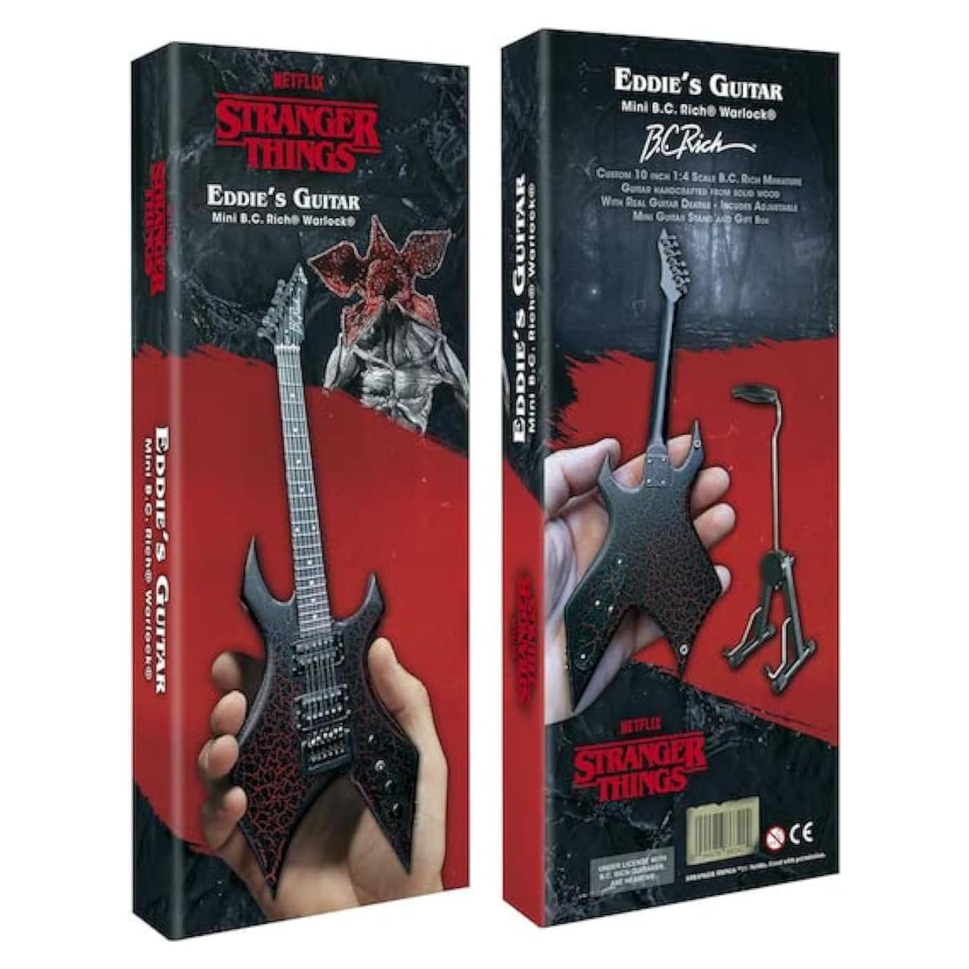 Guitarra Mini B.C. Rich Eddie Stranger Things AXE HEAVEN