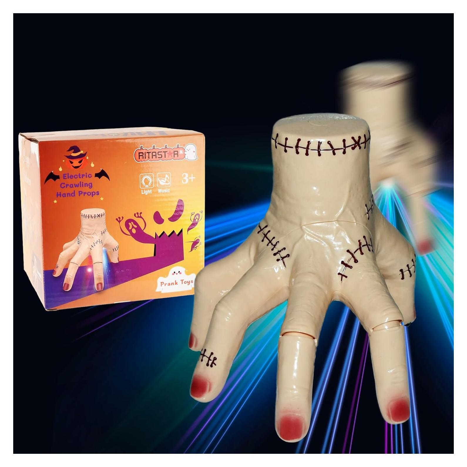 Mano Falsa Eléctrica Halloween Sandy - Juguete Espeluznante