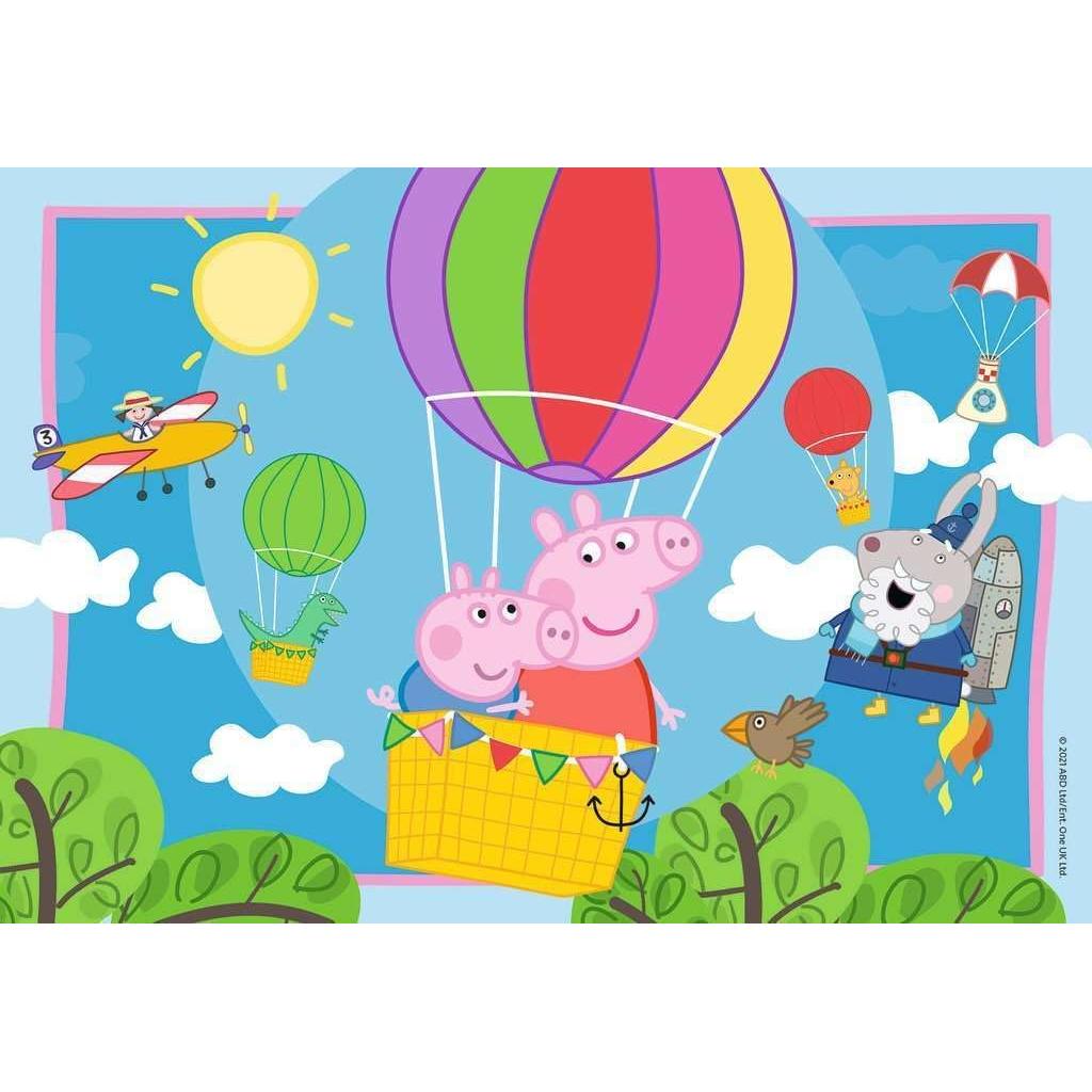 Puzzle Ravensburger Peppa Pig 2 x 12 Piezas 26 x 18 cm