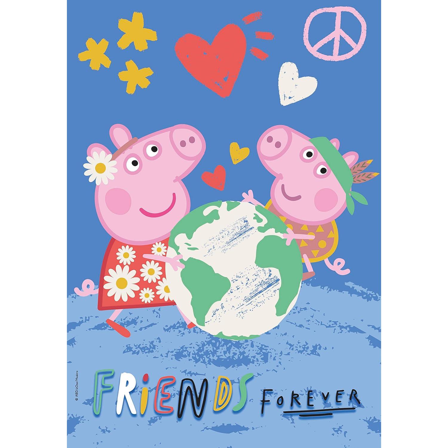 Puzzle Infantil Clementoni Peppa Pig 2 x 20 Piezas 27x19cm