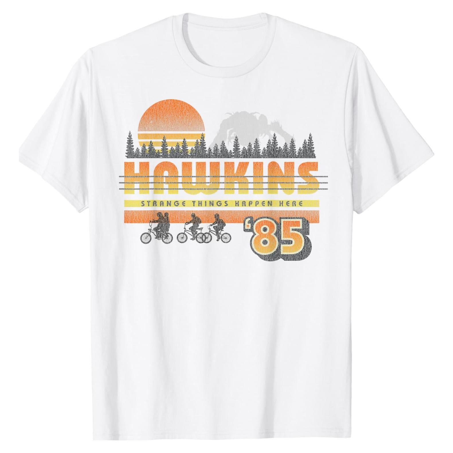 Camiseta Retro Stranger Things Hawkins 85 - Licencia Oficial