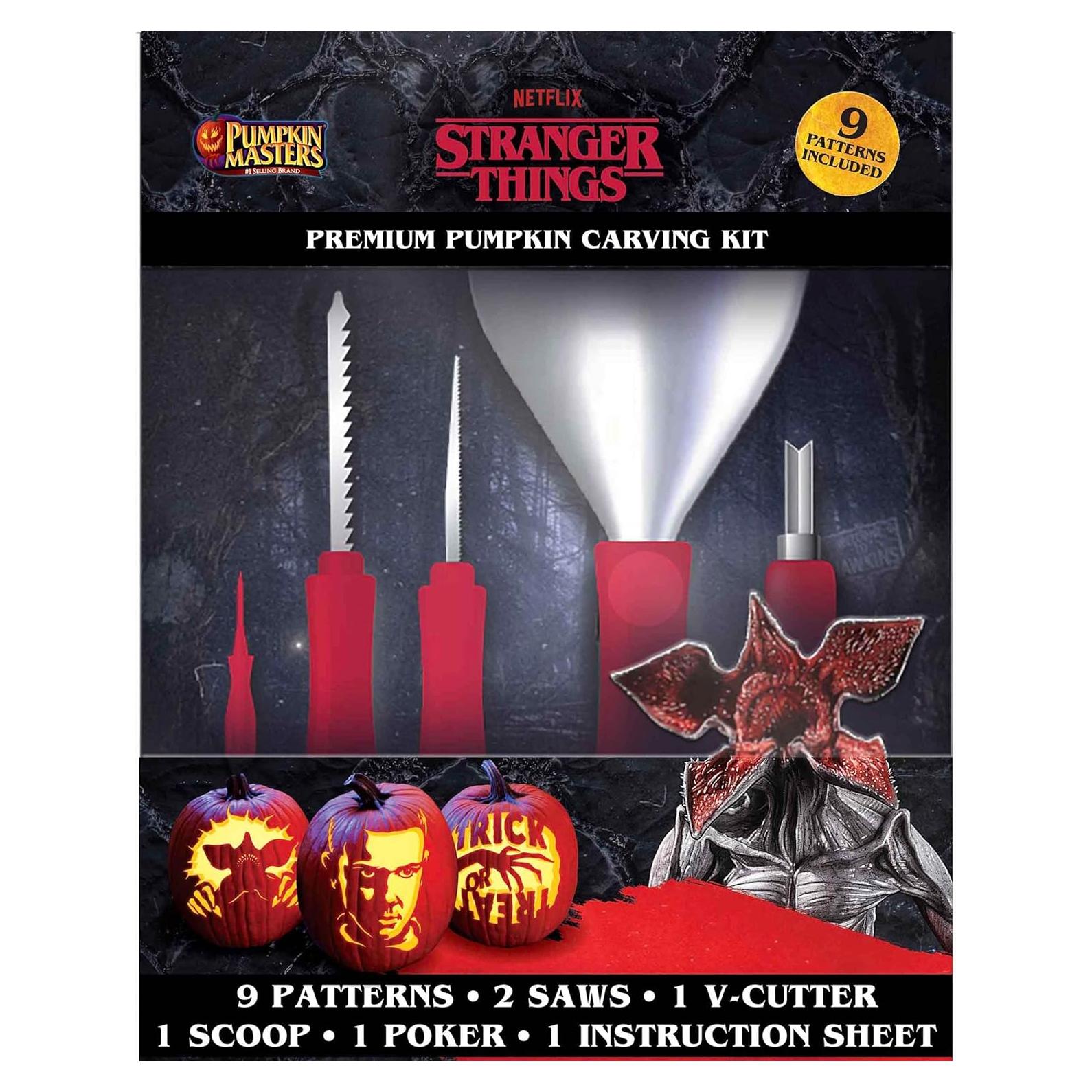 Kit de Tallado de Calabazas Stranger Things Pumpkin Masters