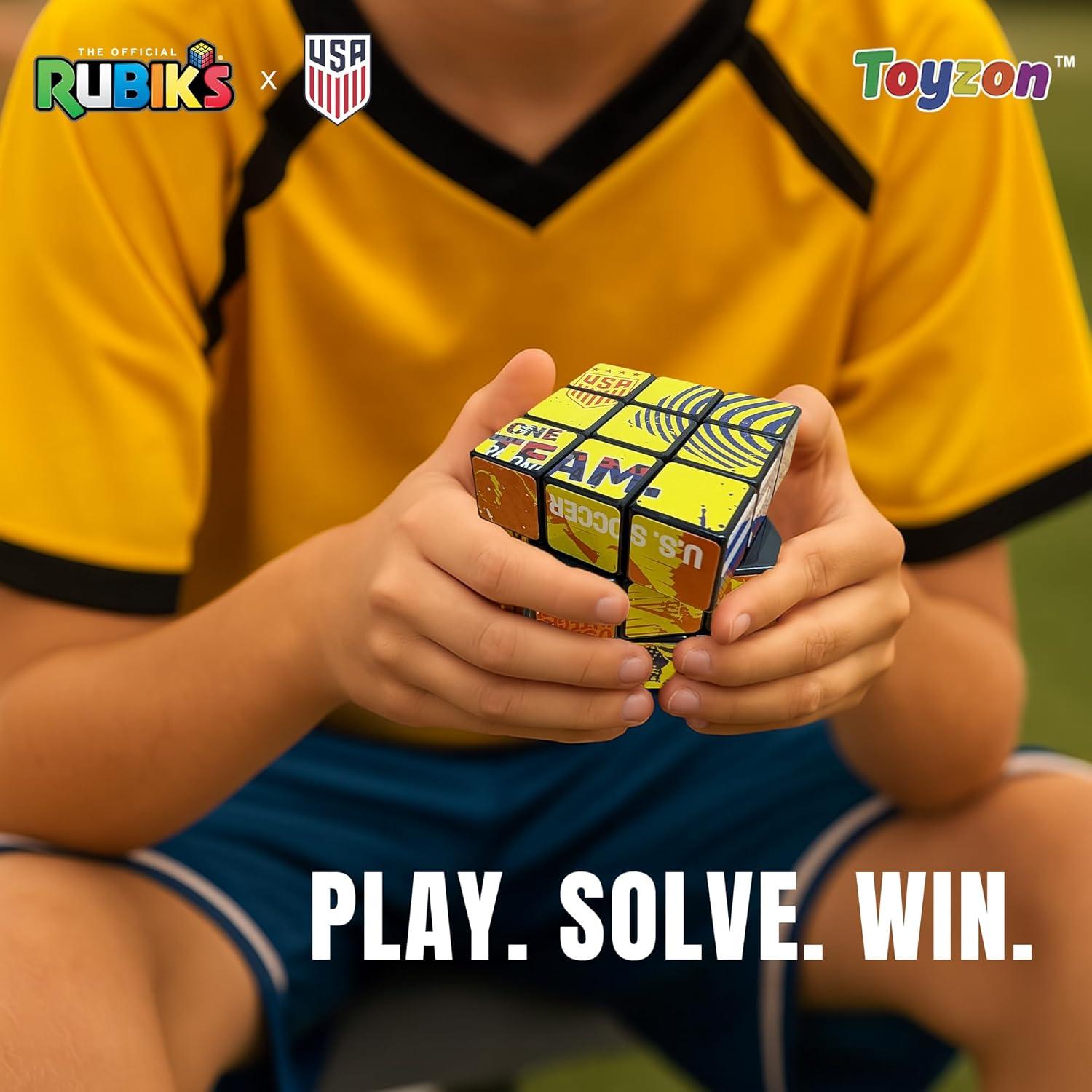 Cubo Rubik 3x3 U.S. Soccer - Cubo de Velocidad Temático