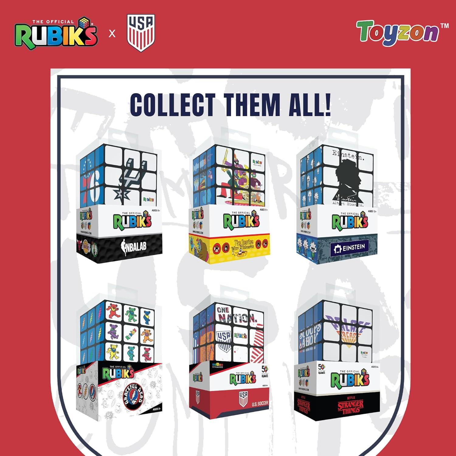 Cubo Rubik 3x3 U.S. Soccer - Cubo de Velocidad Temático