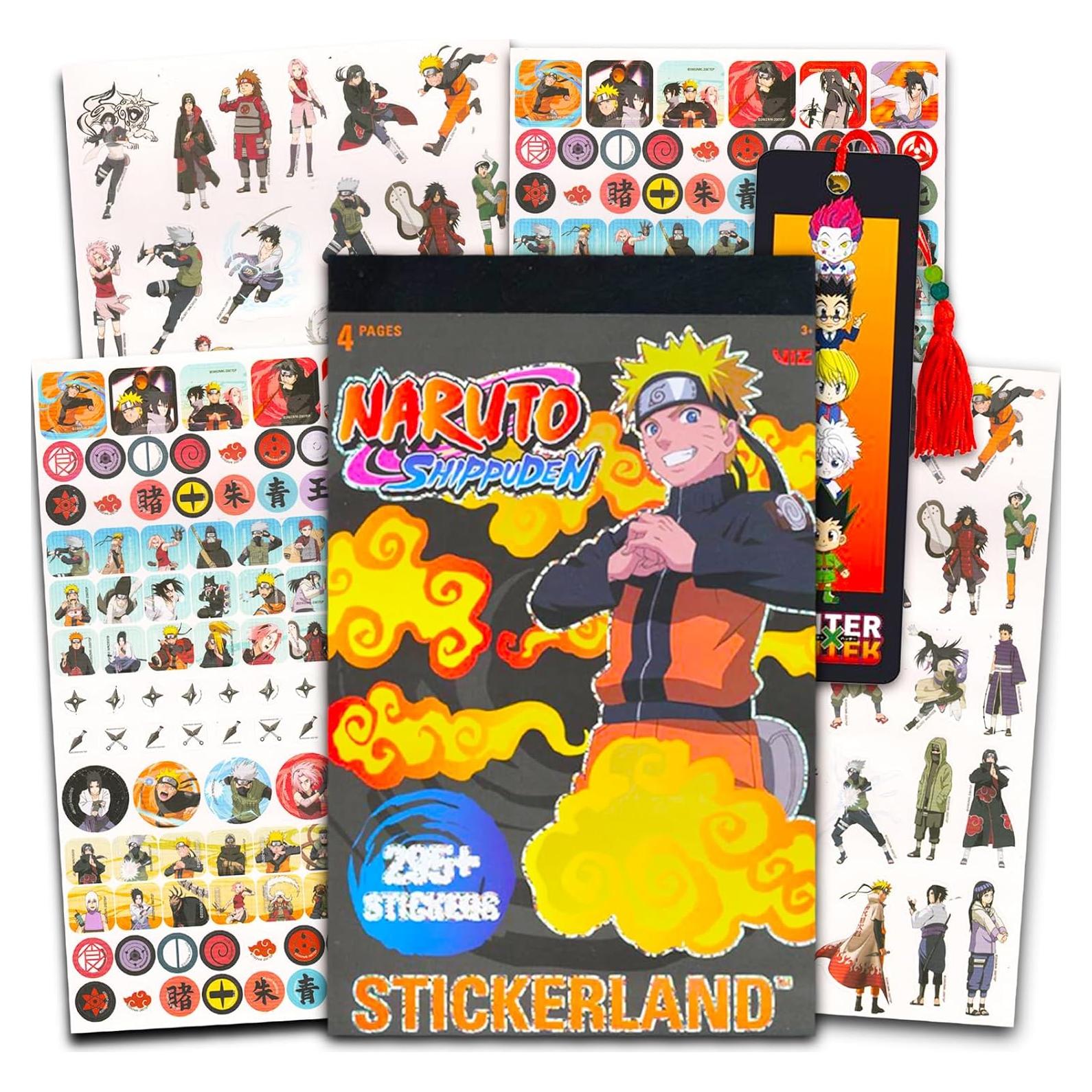 Set de Stickers de Naruto Shippuden - 295+ Stickers Multicolor