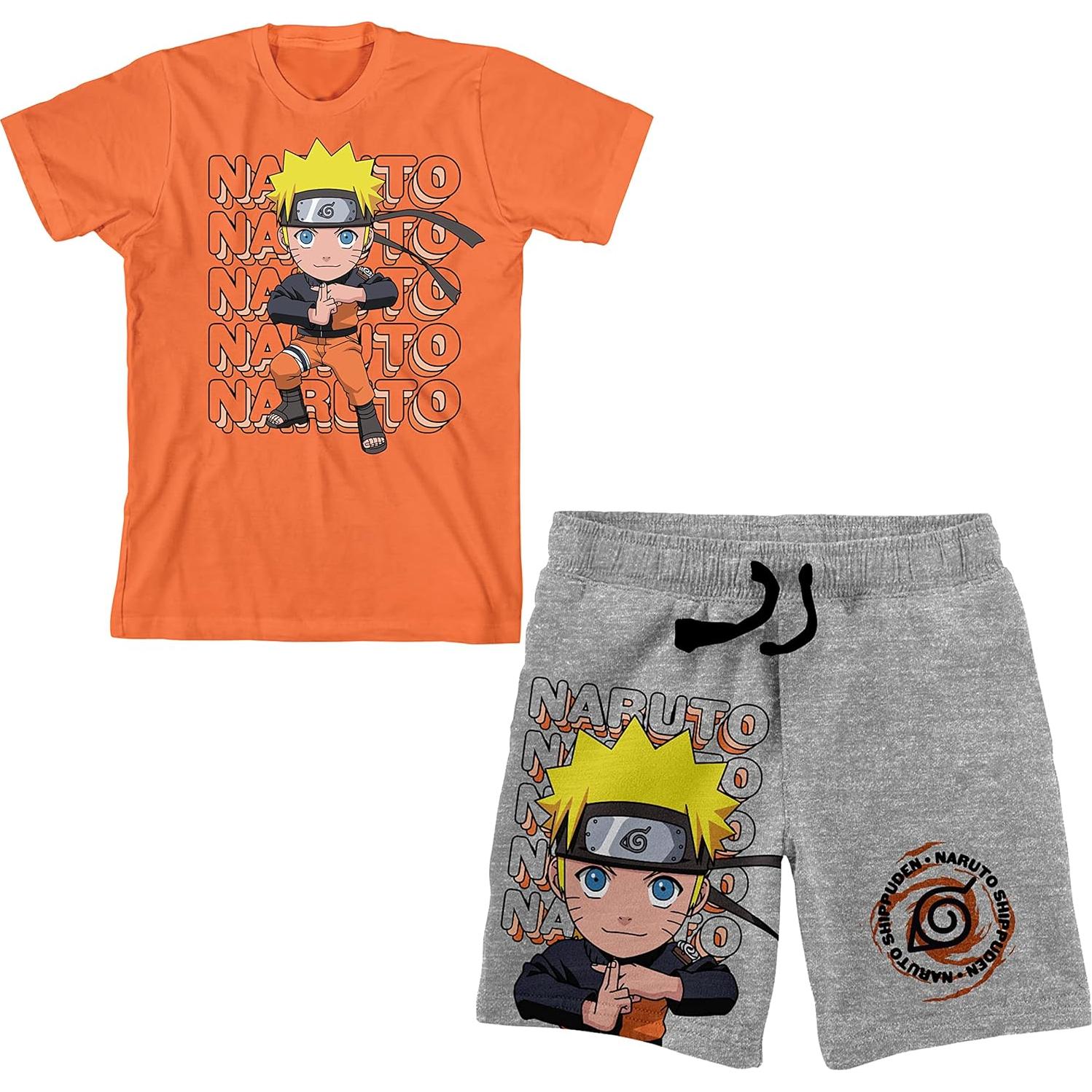 Conjunto camiseta y pantalones cortos Dragon Ball Z niños