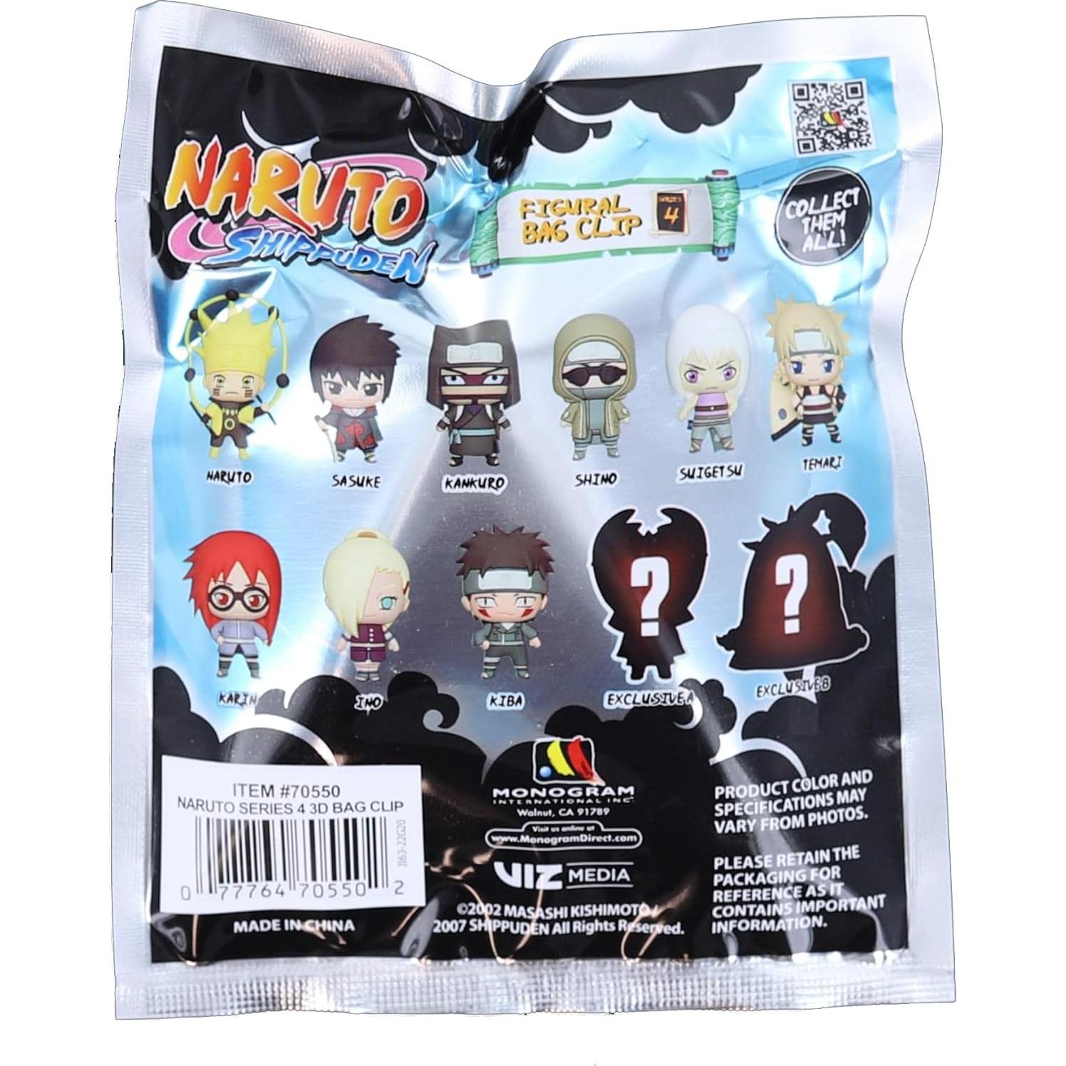 Llaveros coleccionables Naruto Shippuden 3D Monogram