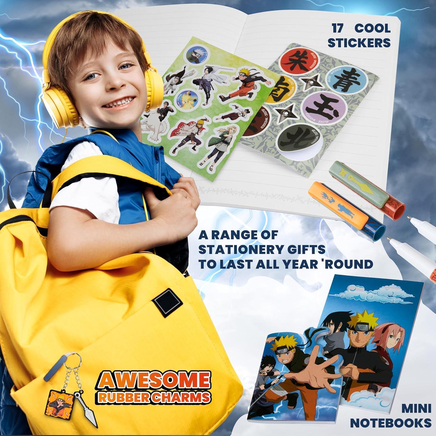 Calendario de Adviento Naruto 2025 con 24 Sorpresas para Niños