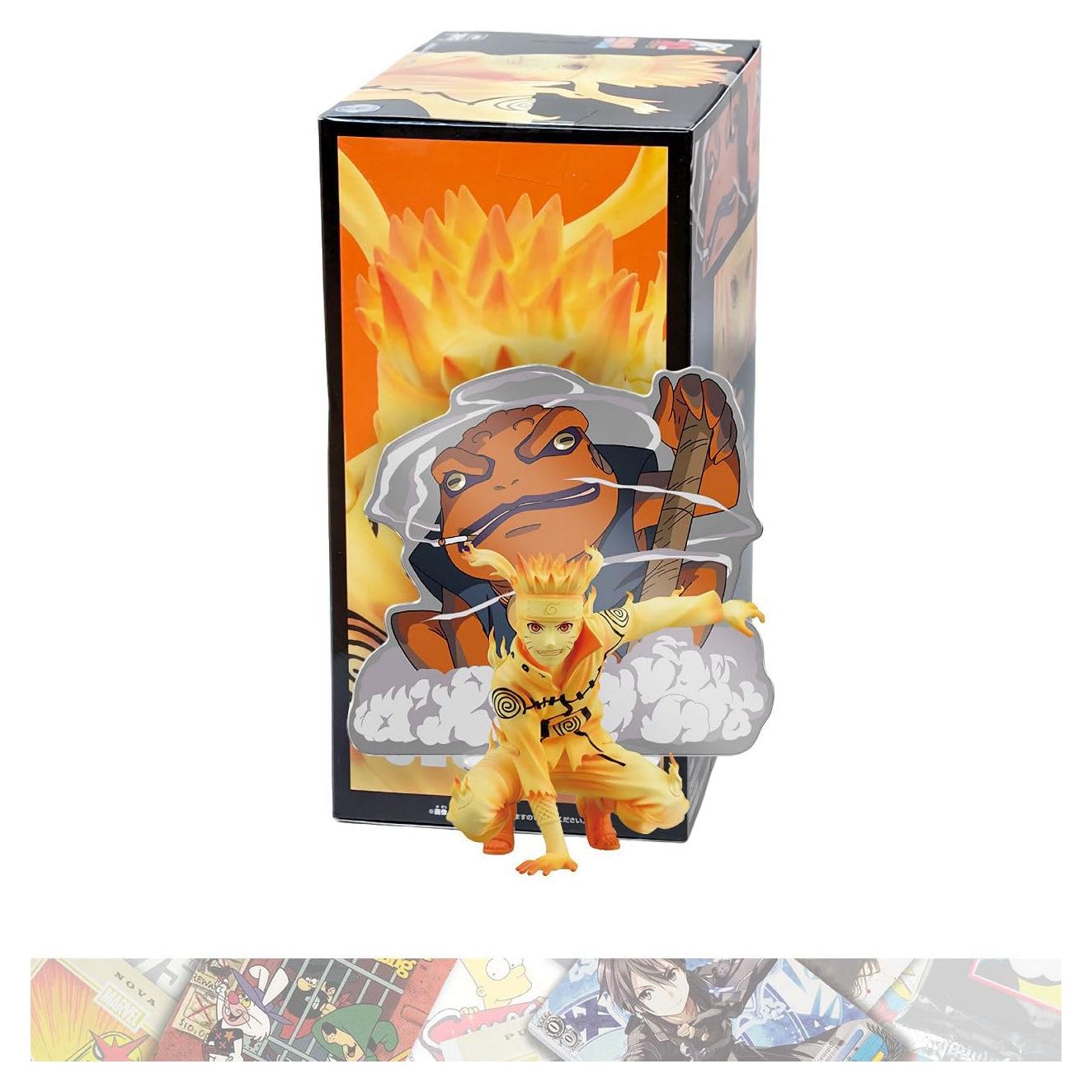 Figura Banpresto Uzumaki Naruto 9cm + Tarjeta de Intercambio