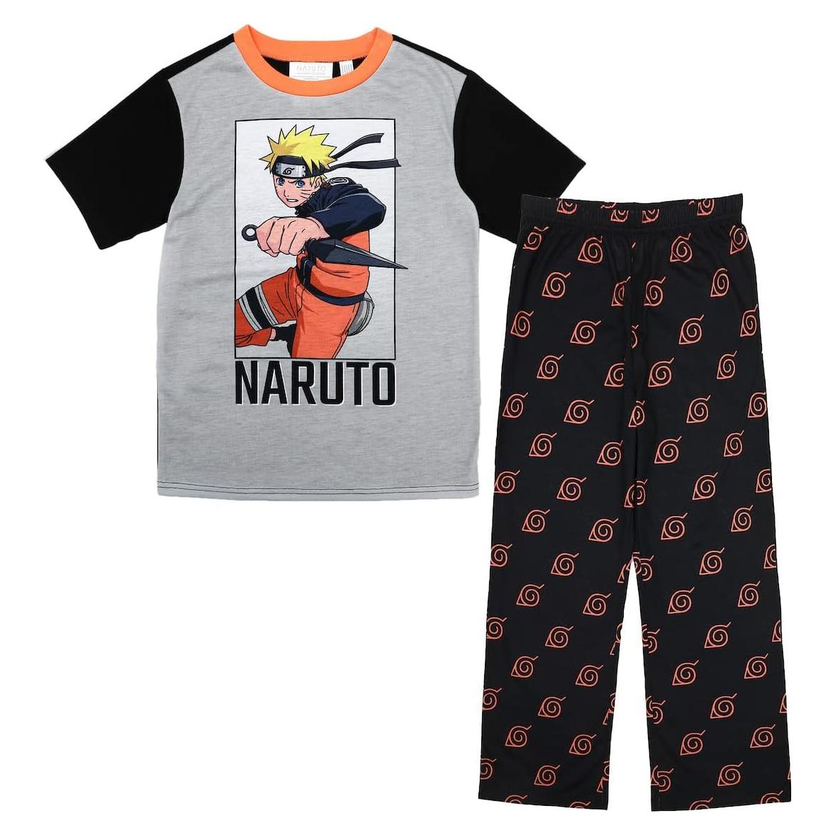 Pijama para Niños Bioworld Naruto Shippuden - Mediano Multicolor