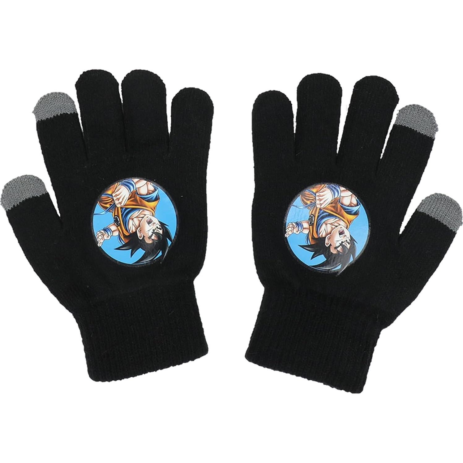 Guantes de invierno para niños Dragon Ball Z Goku - Set de 3