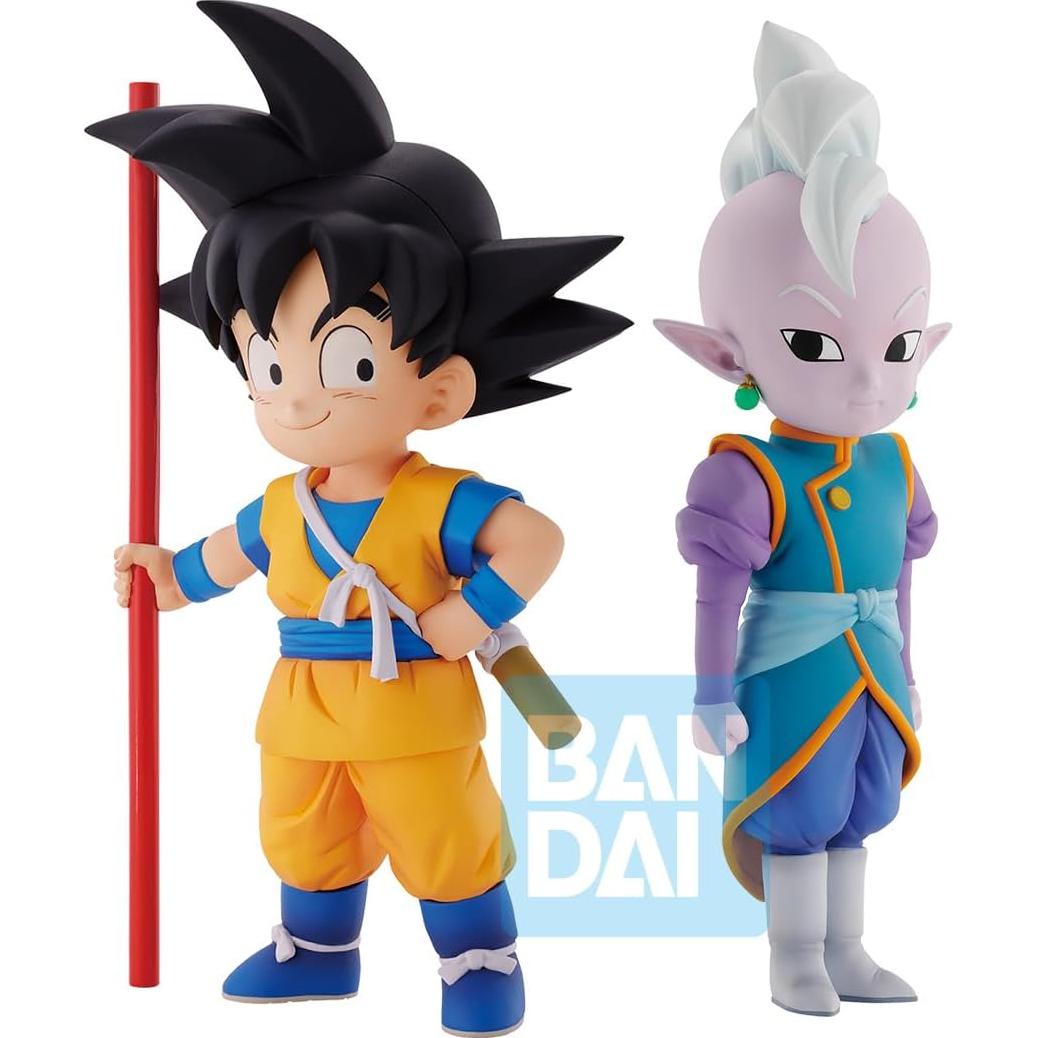 Figura Coleccionable Ichibansho Son Goku y Kai Mini Bandai