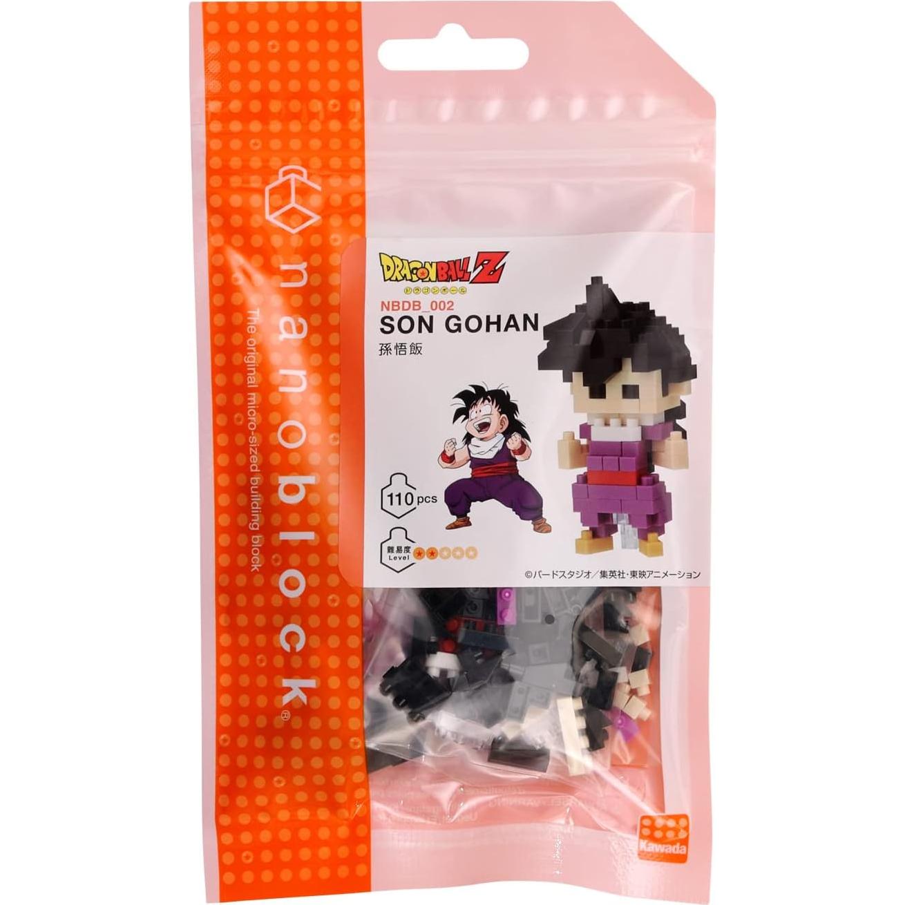 Nanoblock Gohan Dragon Ball Z 110 Piezas 5.8 cm