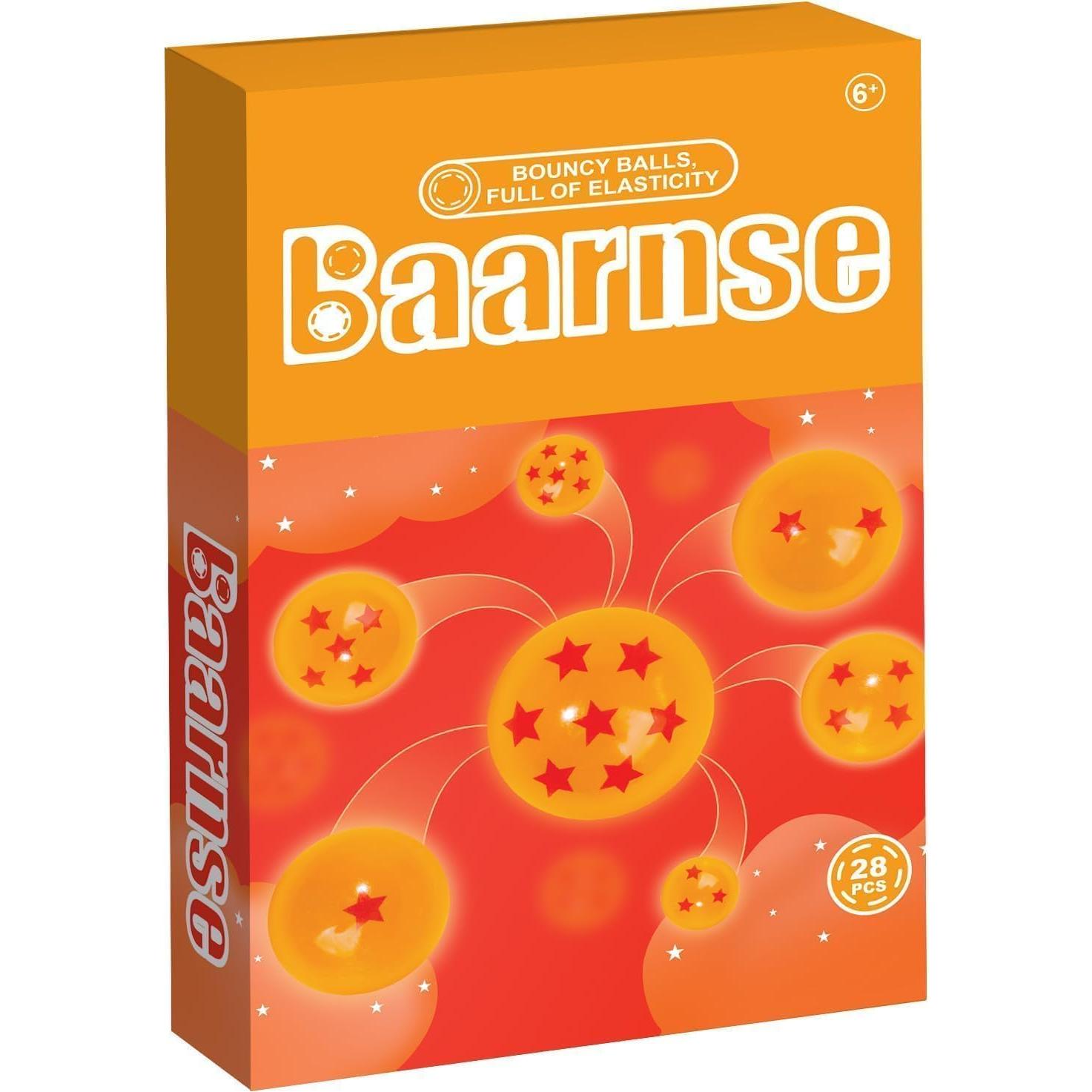 28 Pelotas Rebotadoras de Anime Baarnse 27mm Amarillo