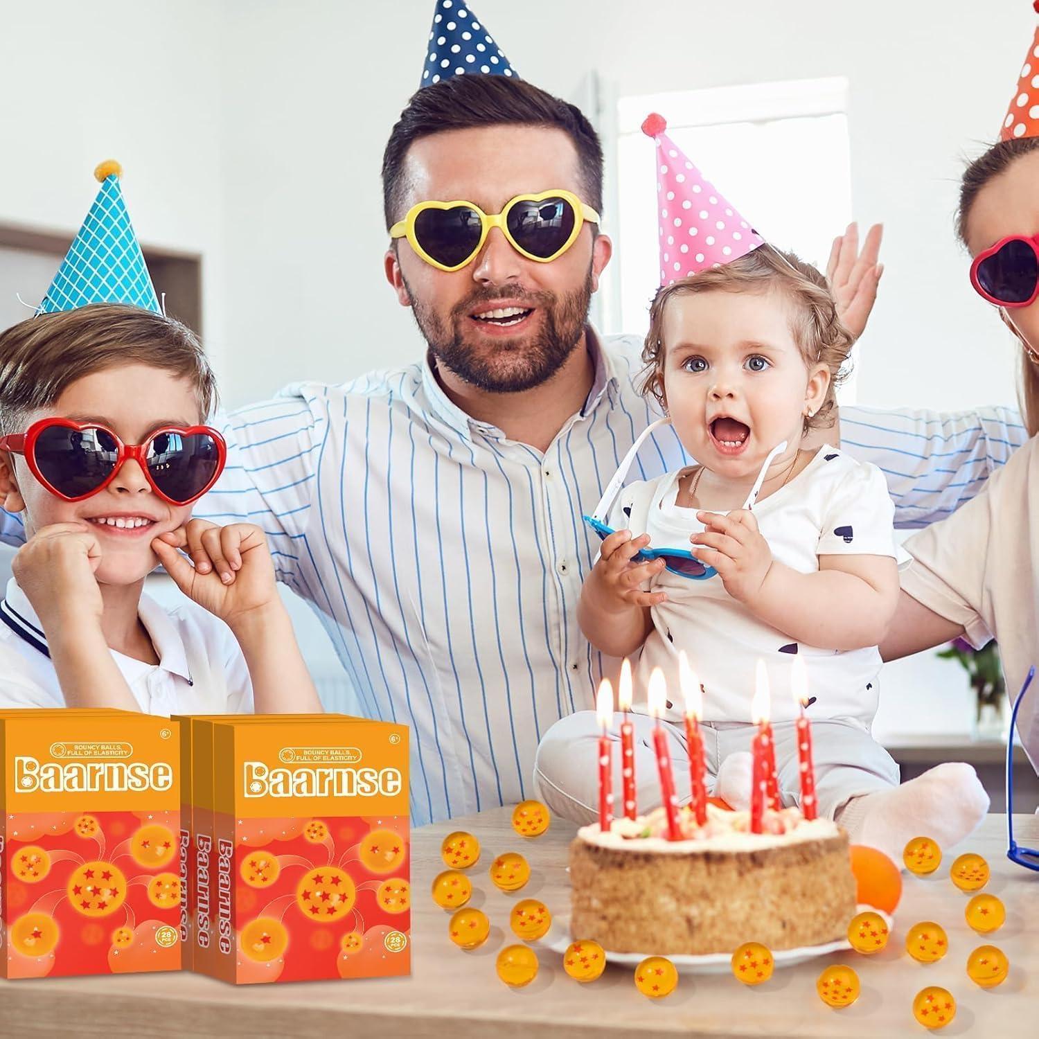 28 Pelotas Rebotadoras de Anime Baarnse 27mm Amarillo