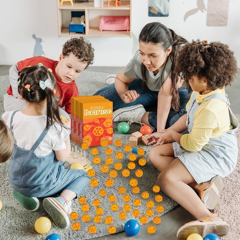 28 Pelotas Rebotadoras de Anime Baarnse 27mm Amarillo