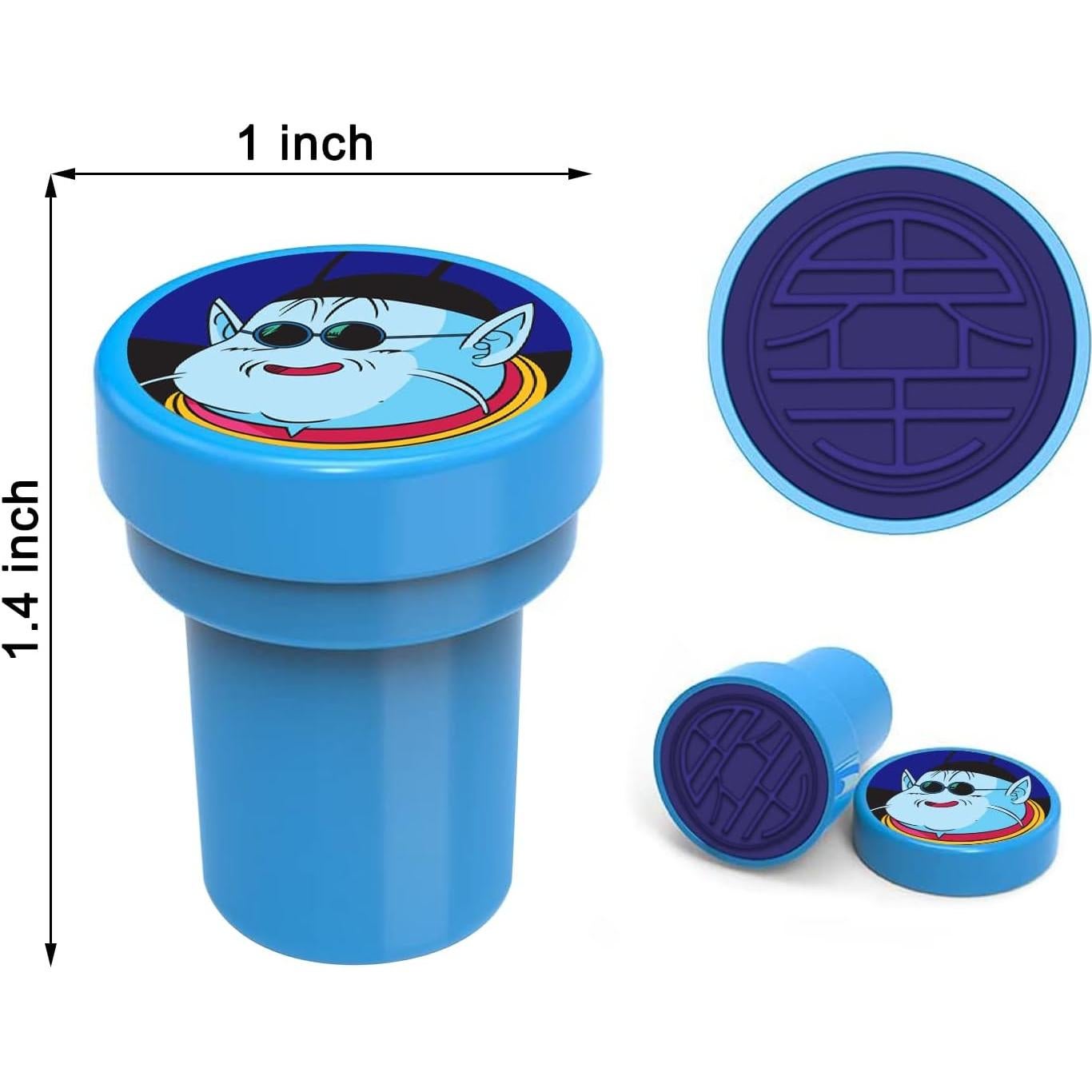 24 Sellos Temáticos Dragón Ball Z - Suministros Fiesta Cumpleaños