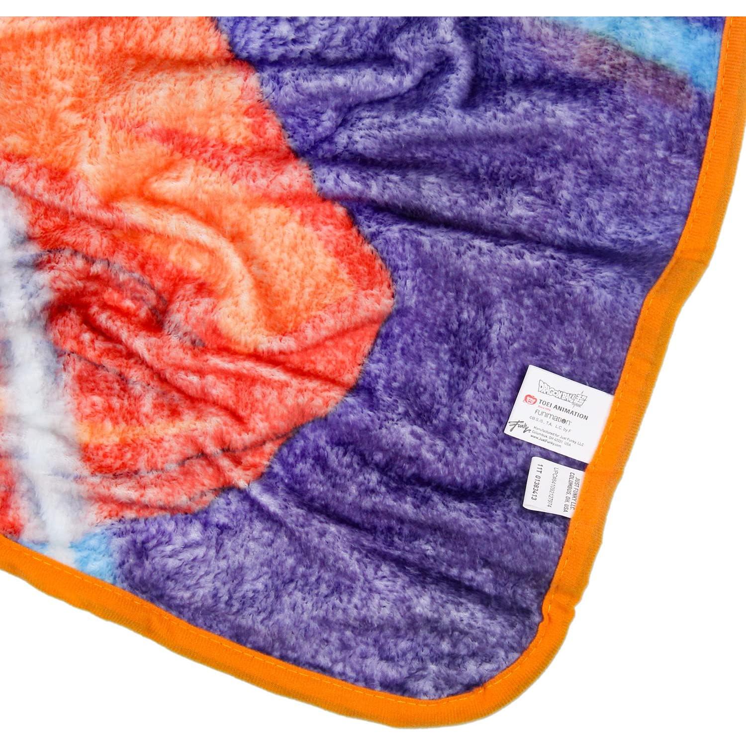 Manta de Peluche Dragon Ball Z Goku Vegeta 122x152cm