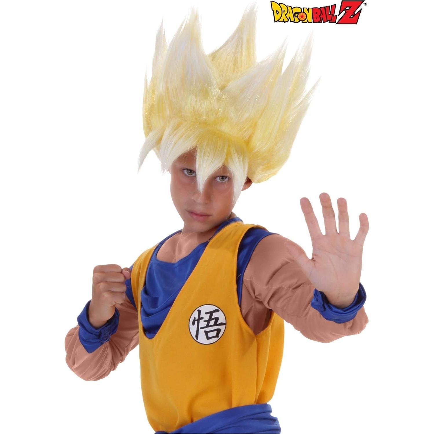 Peluca de Goku Super Saiyan para Niños - Fun Costumes