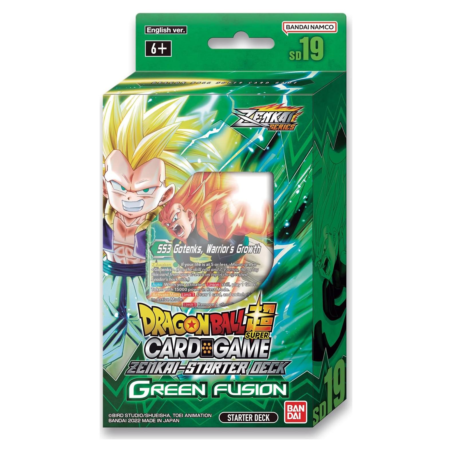Juego de Cartas Dragon Ball Super Bandai Zenkai Starter Deck SD19