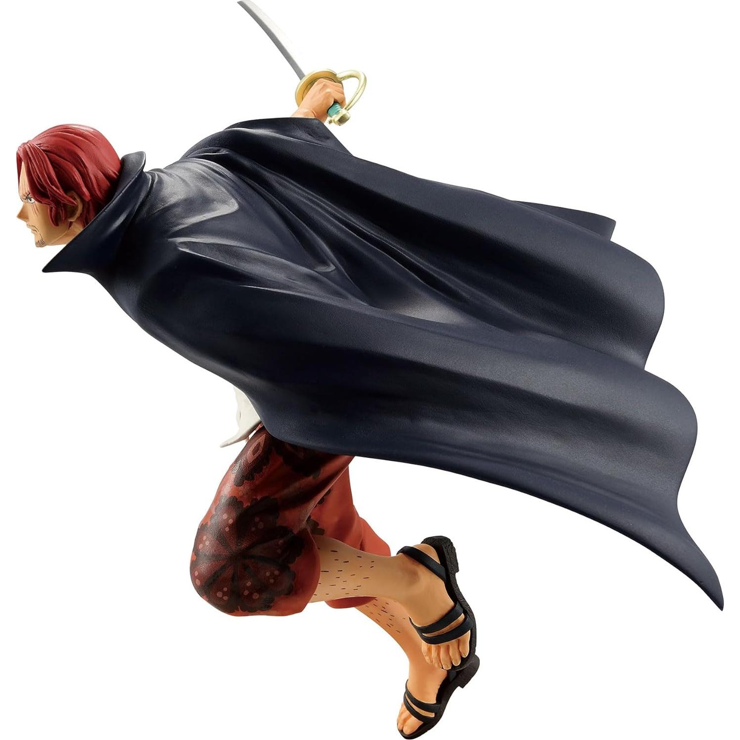 Figura Shanks Colección Battle Record Banpresto 17 cm