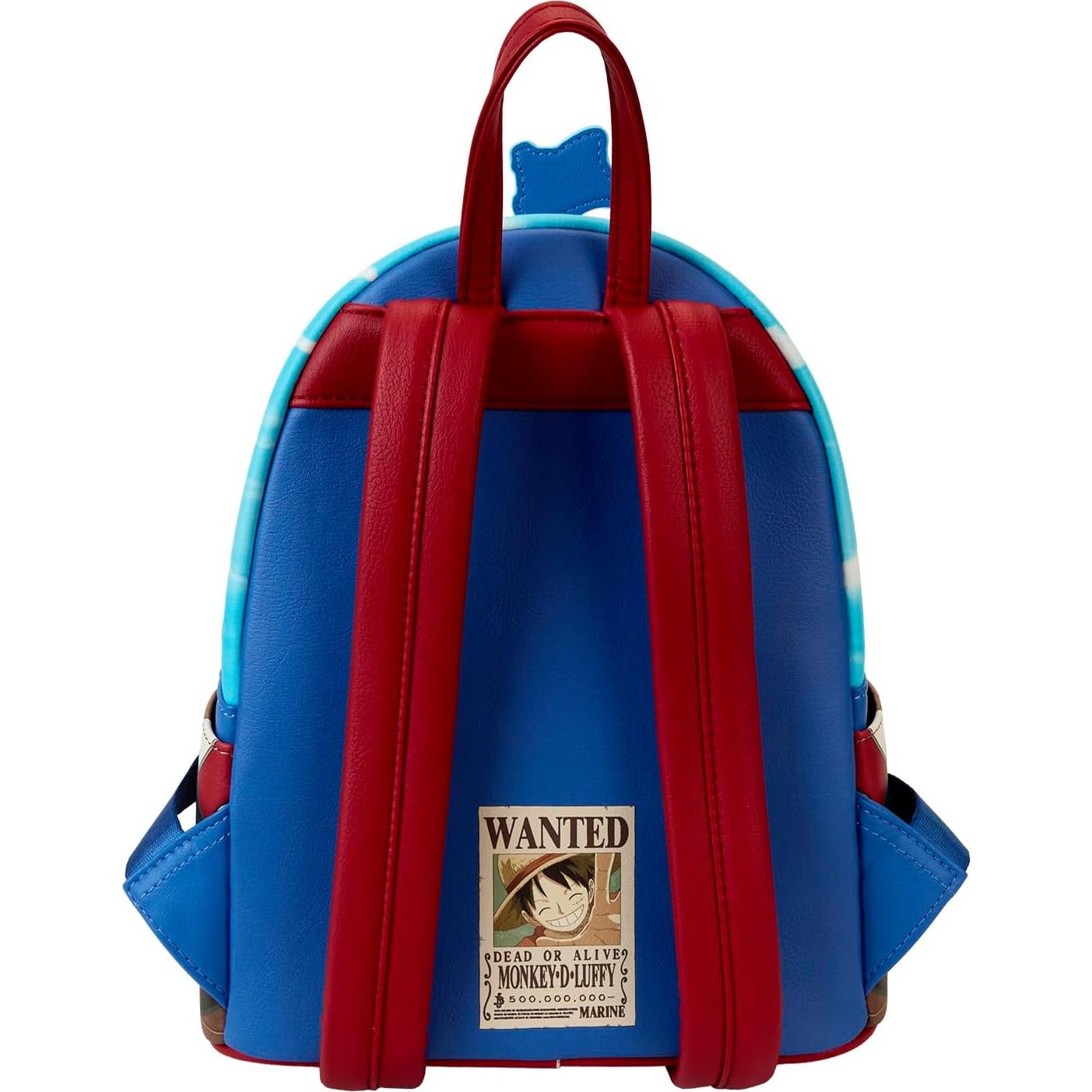 Mochila Mini Loungefly One Piece Thousand Sunny 22.86x11.43x26.67cm