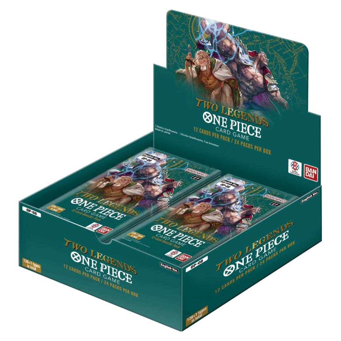 Exhibición de Juego de Cartas One Piece TCG Bandai OP-08