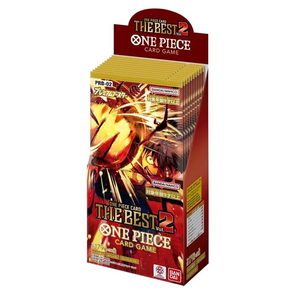 Juego de Cartas One Piece BANDAI Vol.2 PRB-02 Japonés - 10 Paquetes