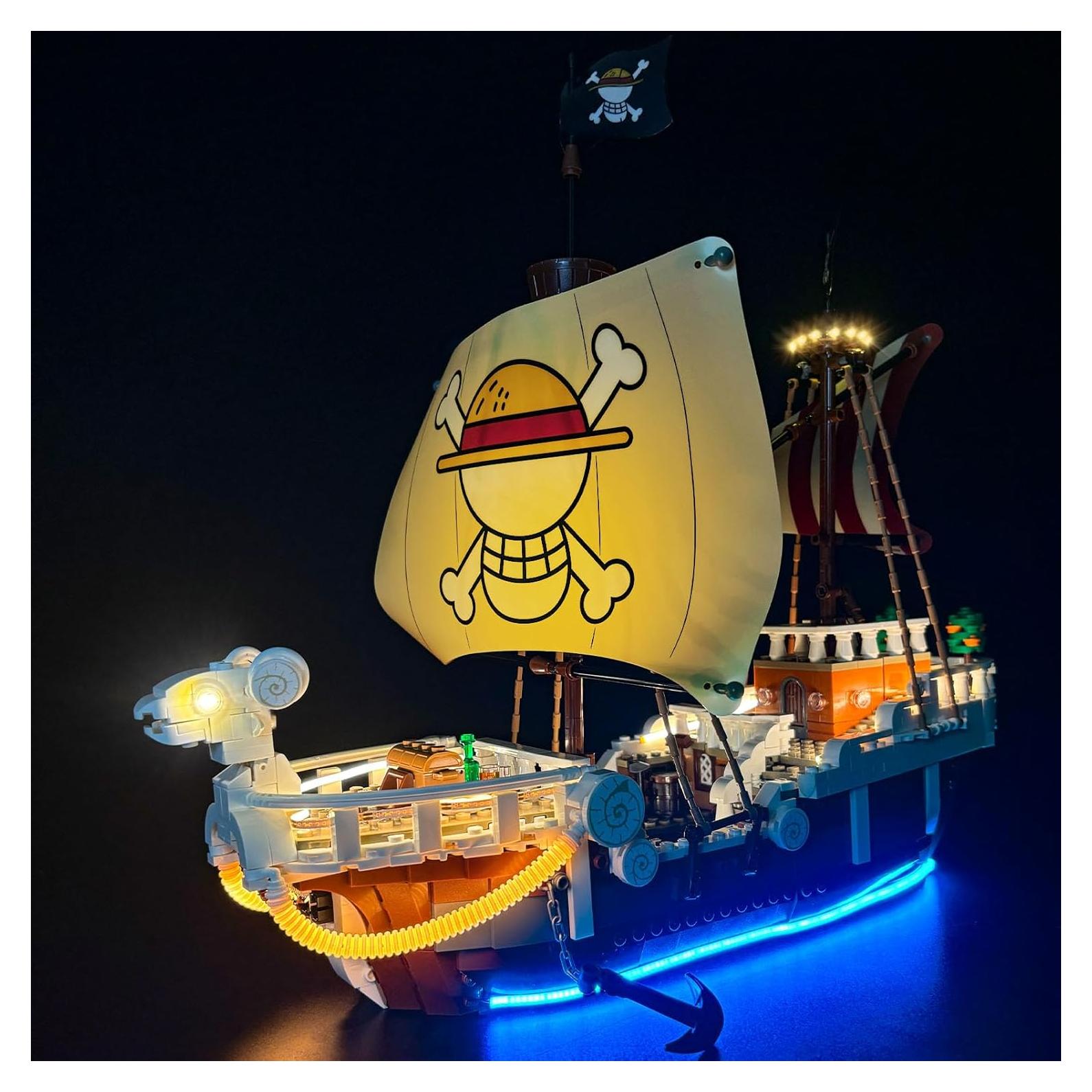 Kit de Luz LED BRIKGLOW para Lego 75639 El Going Merry