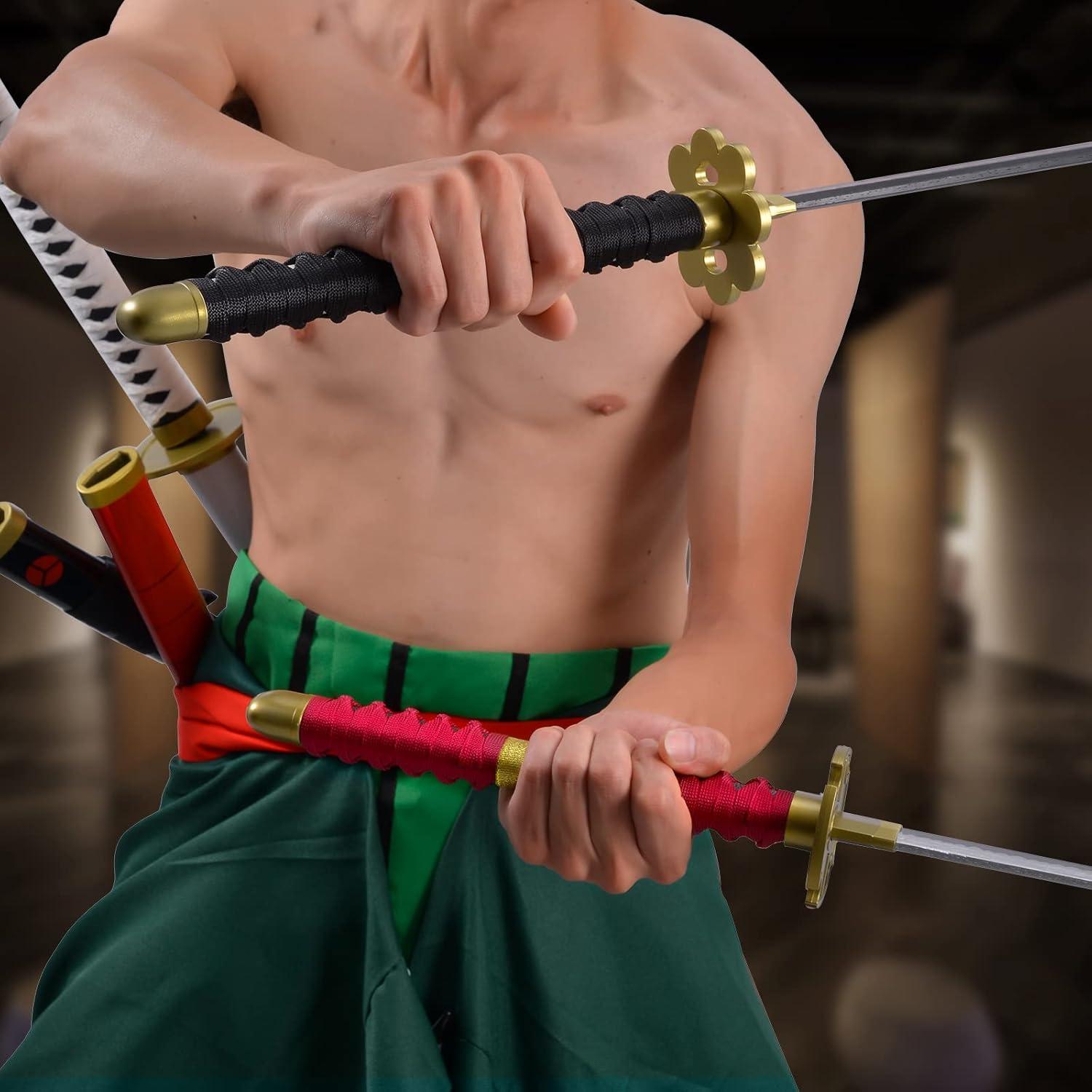 Espada de Anime Zoro Wado Ichimonji 105 cm con Soporte