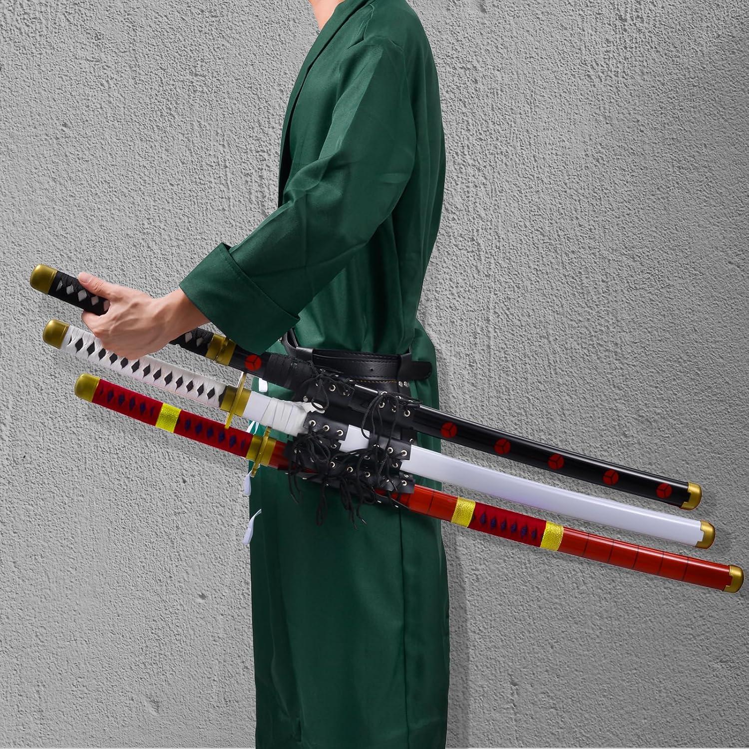 Espada de Anime Zoro Wado Ichimonji 105 cm con Soporte