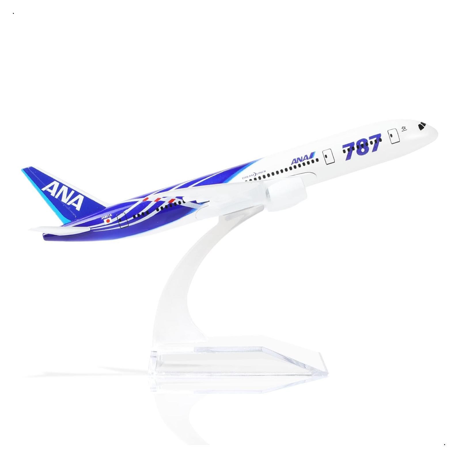 Modelo de avión Boeing 787 QIYUMOKE 15.24 cm metal fundido