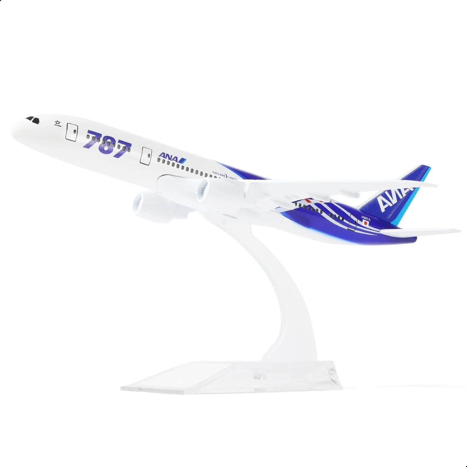 Modelo de avión Boeing 787 QIYUMOKE 15.24 cm metal fundido