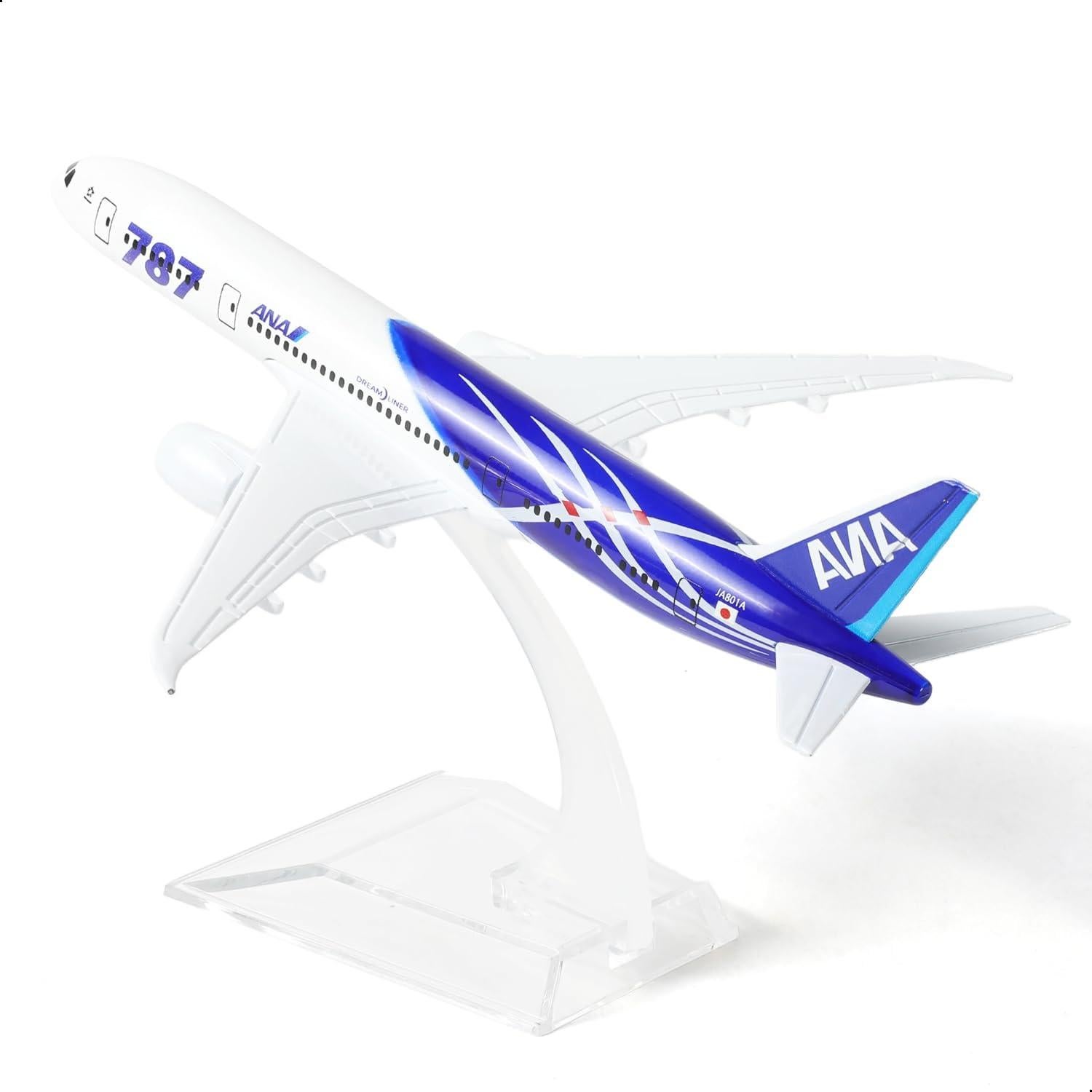 Modelo de avión Boeing 787 QIYUMOKE 15.24 cm metal fundido