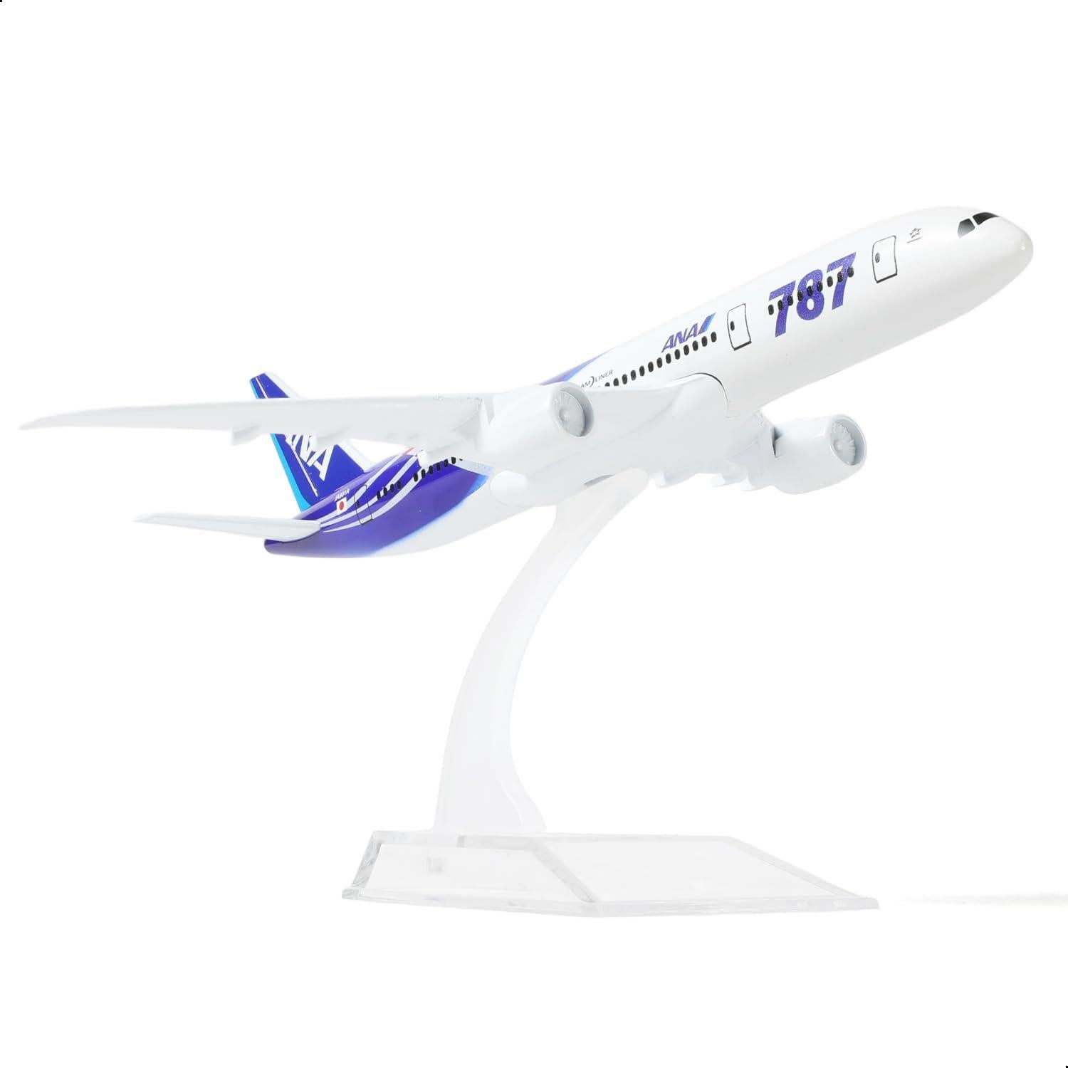 Modelo de avión Boeing 787 QIYUMOKE 15.24 cm metal fundido