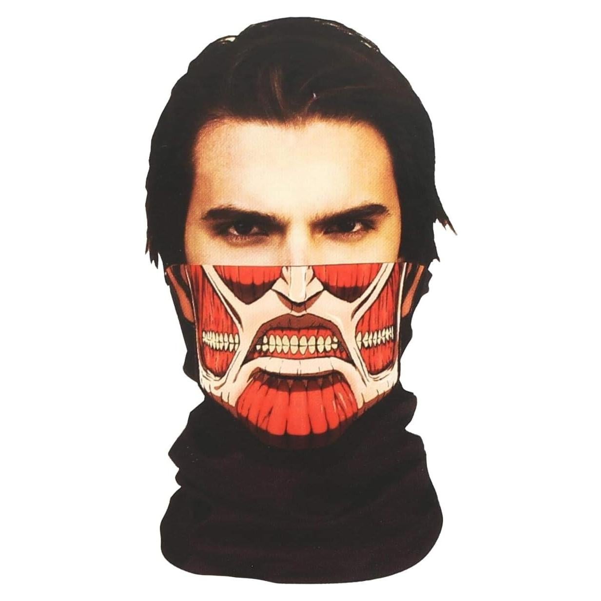 Bufanda Multi-Funcional Ataque a los Titanes - Talla Única