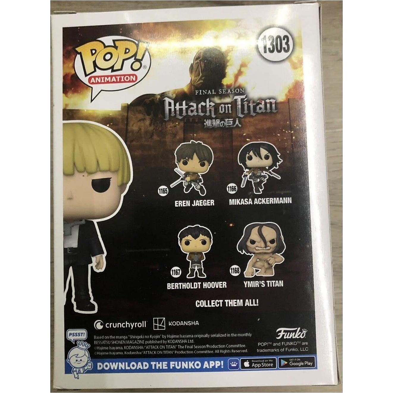 Funko Pop Yelena Ataque de los Titanes Final 10 cm