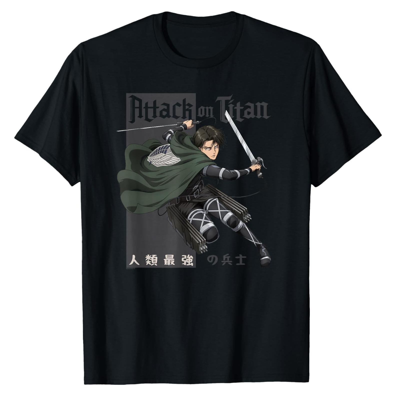 Camiseta Ataque a los Titanes Temporada 4 Hombre