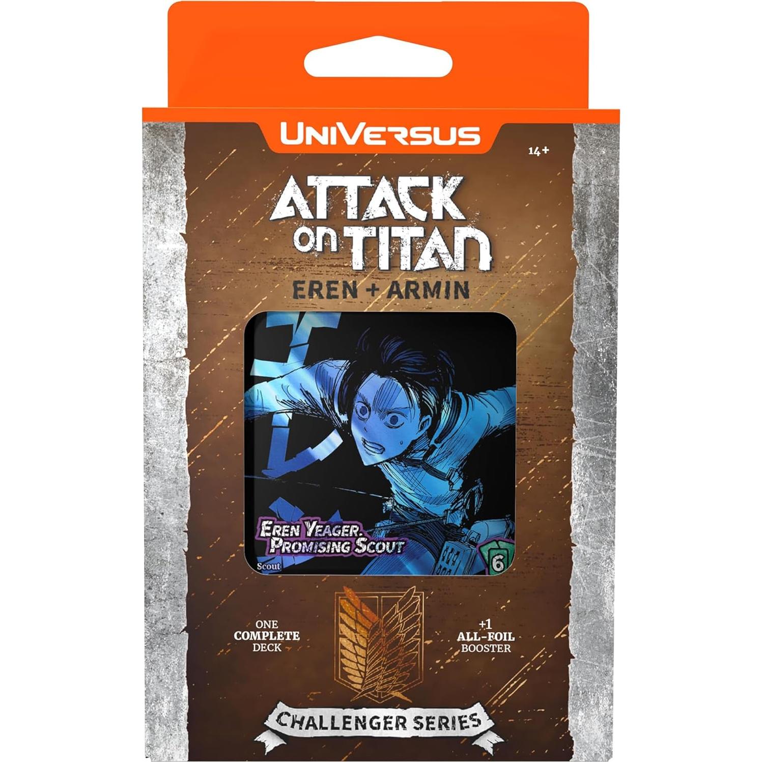 Juego de Cartas UniVersus Ataque de los Titanes Eren y Armin