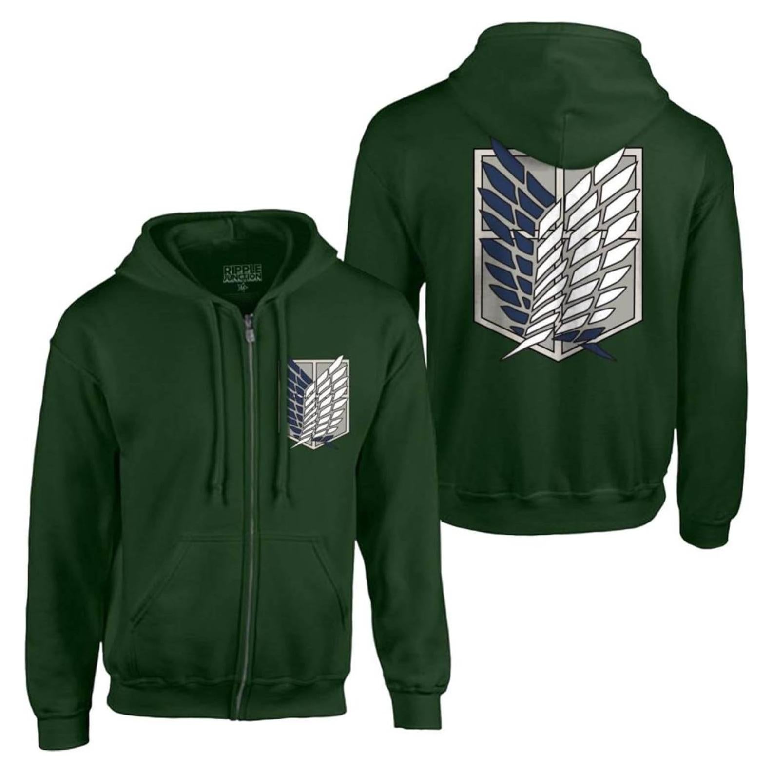 Sudadera con Capucha Ataque a los Titanes Ripple Junction Hombre