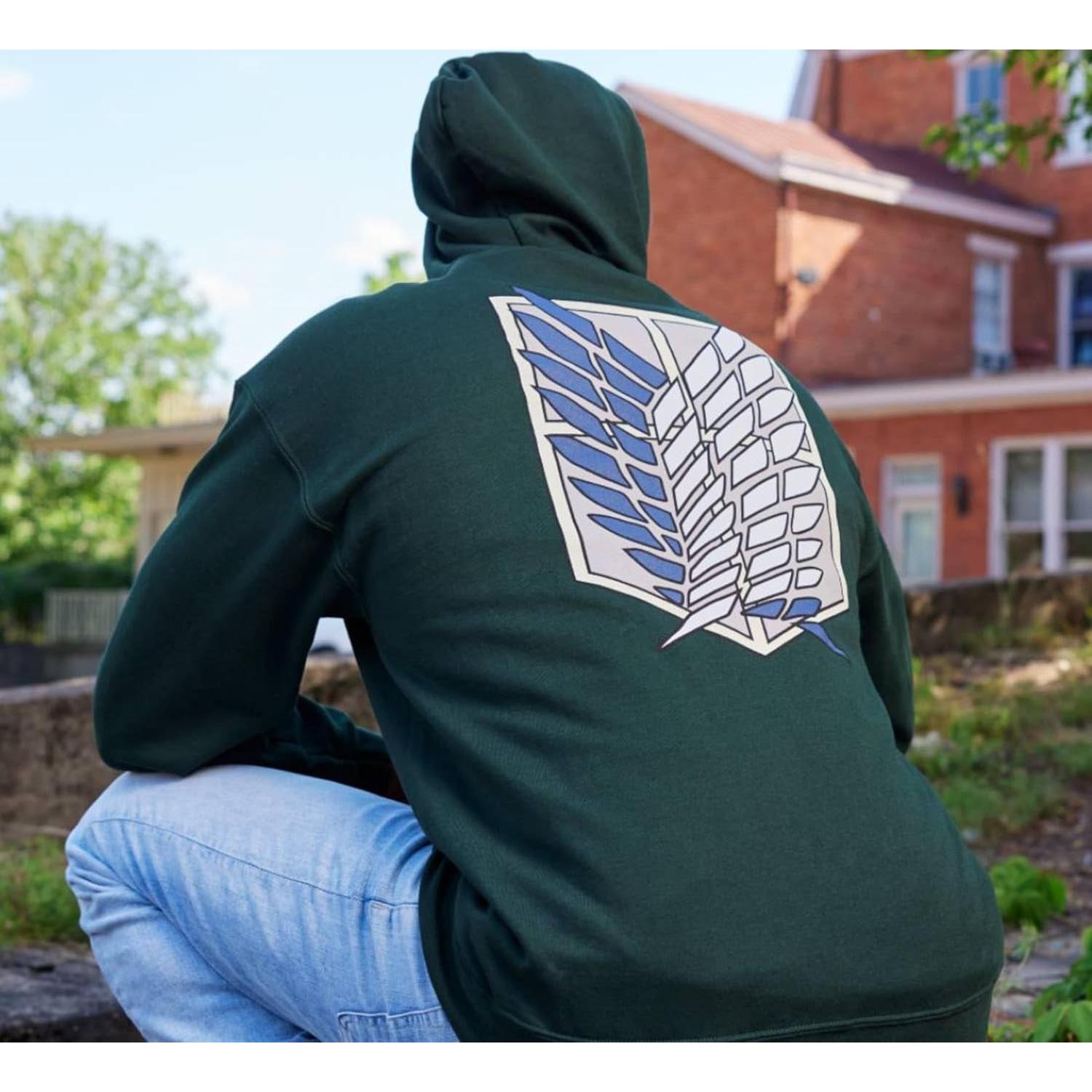 Sudadera con Capucha Ataque a los Titanes Ripple Junction Hombre